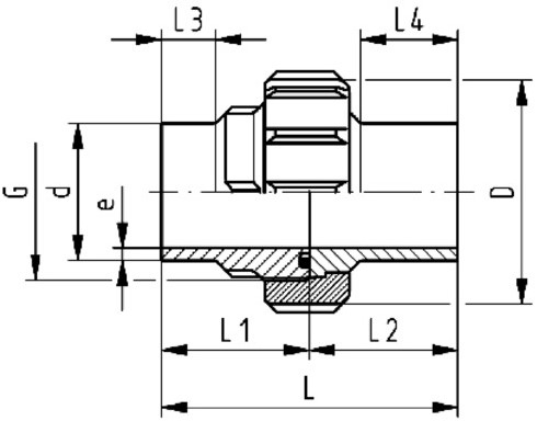 Georg Fischer UNION PE100/FKM SDR11 D110, 753528614-2
