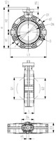 Georg Fischer 161578804, Butterfly valve 578 PVC-U/EPDM d90DN80-2