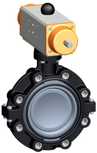 Georg Fischer 199243407, Butterfly valve 243 ABS/EPDM d160DN150