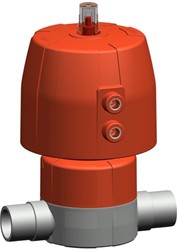 Georg Fischer 163645033, DiaphragmValve 10FO CPVC d25DN20