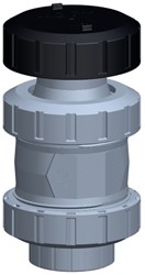 Georg Fischer Vent. Valve 595 ABS/EPDM d50DN40, 169595006