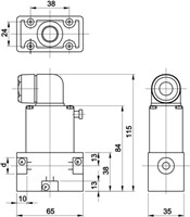 Georg Fischer 199157629, Solenoid Valve 157 PVC/EPDM 3/8DN8-2