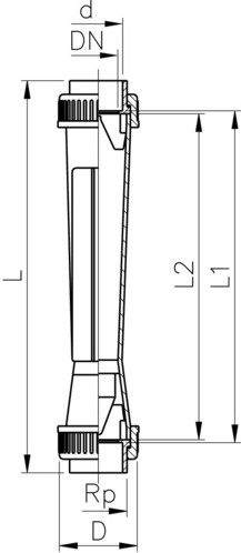 Georg Fischer Doorstromingsmeter M123 d32, 198803317-2