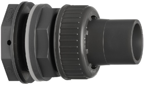 Georg Fischer 161050345, Tank Adaptor 050 PVC/EPDM d16