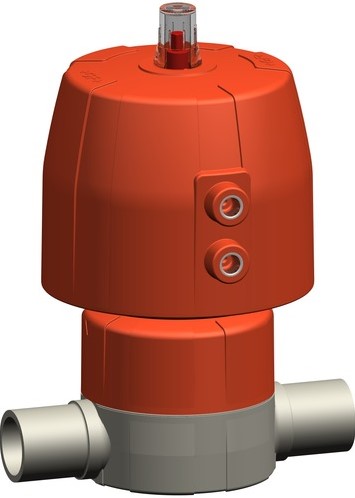 Georg Fischer 167645 12, Diaphragm Valve 10FO PP-H/EPDM d20DN15