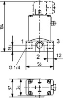 Georg Fischer Solenoid Valve 166 PP-H/EPDM -, 199166012-2