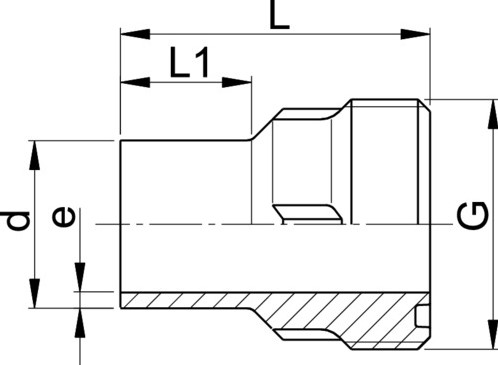 Georg Fischer 753648412, Union Bush PE100 SDR17 PN10 d75-2