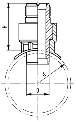Georg Fischer Inst Fittng PVC-U gray PN10 d110, 721312014-2
