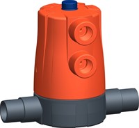 Georg Fischer 161605064, Membranventil 605 PVC/FKM d20DN15