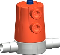 Georg Fischer DiaphragmValve 605 CPVC d20DN15, 163605032