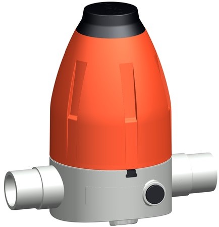 Georg Fischer 163586016, Pr Reta Valve 586 PVC-C/FKM d50DN40