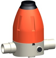 Georg Fischer Drukhoudventiel 586 PP-H/FKM d50DN40, 167586016