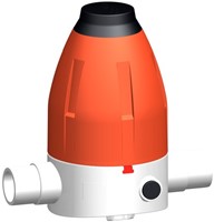 Georg Fischer 185586016, Pressure retainer 586 PVDF/FKM d50DN40