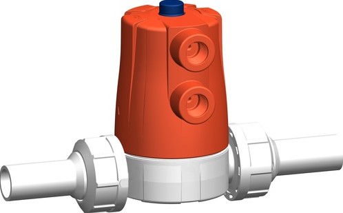 Georg Fischer 185604162, Diaphragm Valve 604 PVDF/FKM d20DN15