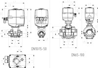 Georg Fischer 199180011, Ball Valve 180 PP-H/EPDM d110DN100, Welding socket Voltage: 100-230V-2