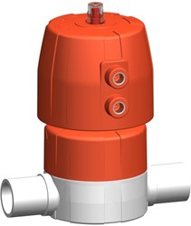 Georg Fischer 185645 57, Diaphragm Valve 10FO PVDF d63DN50