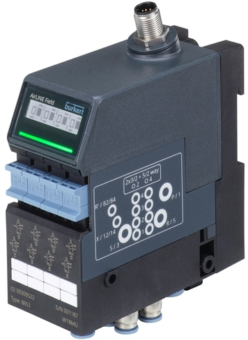 Burkert Type 8653, Art. 20113652 Veldmodule IP65/67 AirLINE 3G 4-voudig