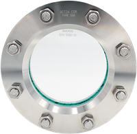 Rond inlas/oplas RVS kijkglas, 320-14404/14541-EPDM-BORODN25 Ebora