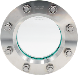 Rond inlas/oplas RVS kijkglas, Angebot Nr.: 04122019DG008, PTFE Dichtun Ebora