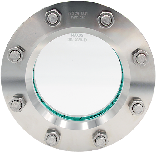 Rond inlas/oplas RVS kijkglas, 11-320-125-2-1-4-000 Ebora