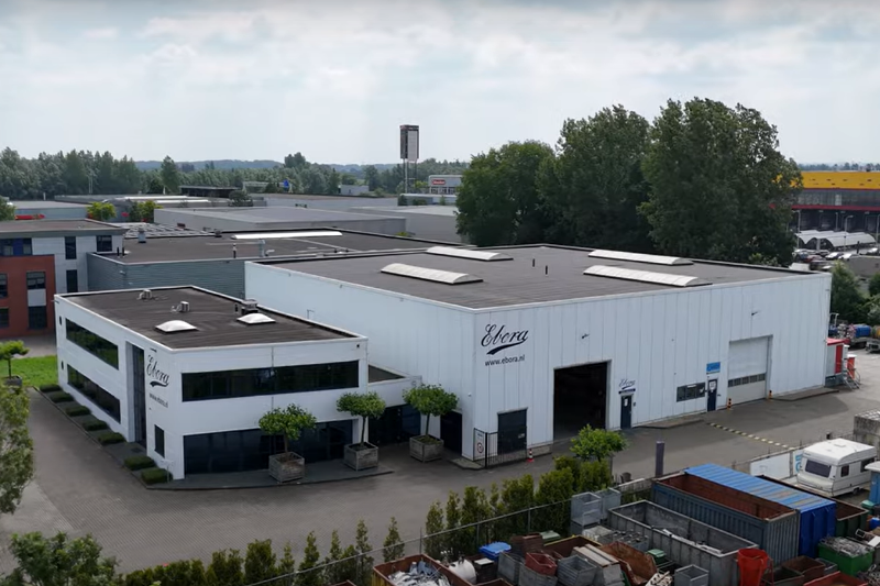 Drone beelden van het Pand van Ebora in Heteren, Nederland