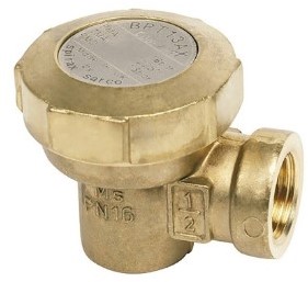 Spirax Sarco BPT13AX Balanced Pressure Thermostatic Steam Trap 1/2 BSP 'G' Fill NTS with Angled Connections and Strainer Screen