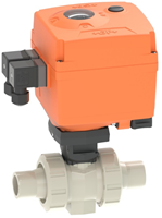 Georg Fischer 199127527, Ball Valve 127 PP-H/EPDM d50DN40, welding end Voltage: 100-230V