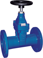 Schuifafsluiter met zachte zitting, nodulair gietijzer Series 20.900 - 21.900-2