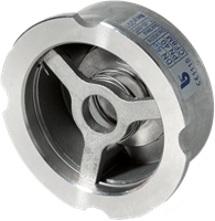 Schijf tussenbouw (Wafer) veerterugslagklep Series W6-2