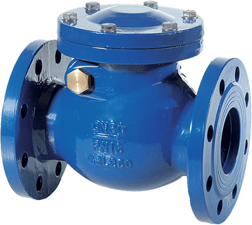 Geflensde terugslagklep gietijzeren huis Series S6