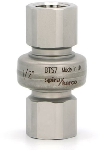 Spirax Sarco BTS7, R1/2, PN7, 1.4404 met binnendraad BTS, 1277015000