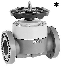 Georg Fischer 161317027, Membraanafsluiter 317 PVC-U/EPDM d160 DN150