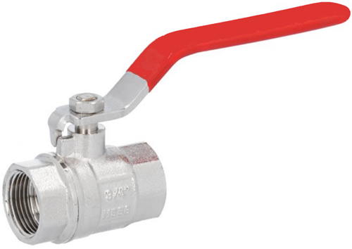 Ball valve 3/4 , PN30, brass / PTFE-NBR Female, full bore