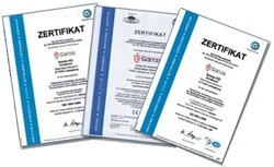 Set pressure TUV certificates