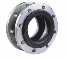 Rubber compensator RVS Flenzen, FSF Style 15, DN40, PN16, RVS Ebora