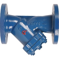 Y-strainer with drain plug in cover Ludemann D.01.ST.02