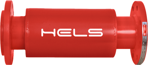 HELS RVS Axiaal Compensator geflensd met extern drukbelast 60-90-120-150mm HLS DBF