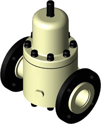 Stubbe PRV DHV 712 DN80 3 PN10 PP·EPDM·PTFE Connection: PP-St flange DIN Adjusted to:1,5 Pressure gauge connection: 2xG1/2, 1483670150