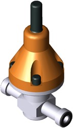 Stubbe Pressure relief valve DHV 712-R DN15 1/2 PN10 1.4571·PTFE ·PTFE Connection: Male thread G Adjustment range: 0,3 - 10,0bar basic model, 146753