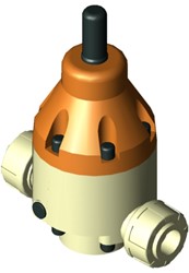 Stubbe PRV DHV 712-R DN20 3/4 PN10 PP·EPDM ·PTFE Connection: PP socket DIN Adjusted to 5,5bar, 1465840550