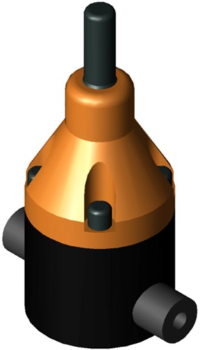 Stubbe Pressure relief valve DHV 712-R DN15 1/2 PN10 PTFE+C·PTFE ·PTFE Connection: Male thread G Adjusted to 0,5bar, 1467450050