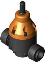 Stubbe Druckhalteventil DHV 712-R DN40 1½ PN10 PVC-U·EPDM ·PTFE Anschluss: 1.4571 (A4) Innengewinde Rp Eingestellt auf 7,5bar, 1464830750