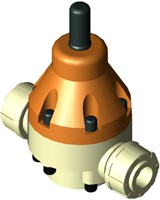 Stubbe Pressure relief valve DHV 718 DN15 1/2 PN10 PP·EPDM ·PTFE connection: PP socket DIN Adjusted to 6,0bar, 1471620600