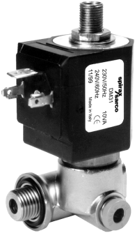 Spirax Sarco DM21 Magnetventil 1/4 BSP (ELNP Niploy-beschichteter Messing) 230VAC