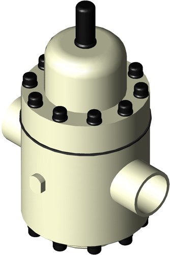 Stubbe Druckminderventil DMV 750 DN65 2½ PN10 PVDF··FPMPTFE Anschluss: PVDF Stutzen fest Einstellbereich: 1,0-6,0bar Basismodell Manometeranschluss2xG1/2, 148484