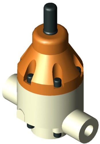 Stubbe Pressure reducing valves DMV 755 DN40 1½ PN10 PVDF·FPM·PTFE Connection: PVDF spigot end fix Adjusted to: 4,00, 1487680400