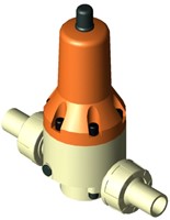 Stubbe Pressure reducing valves DMV 765 DN32 1¼ PN10 PP·EPDM·PTFE Connection: PP spigot end (IR) Adjusted to: 2,00, 1494620200