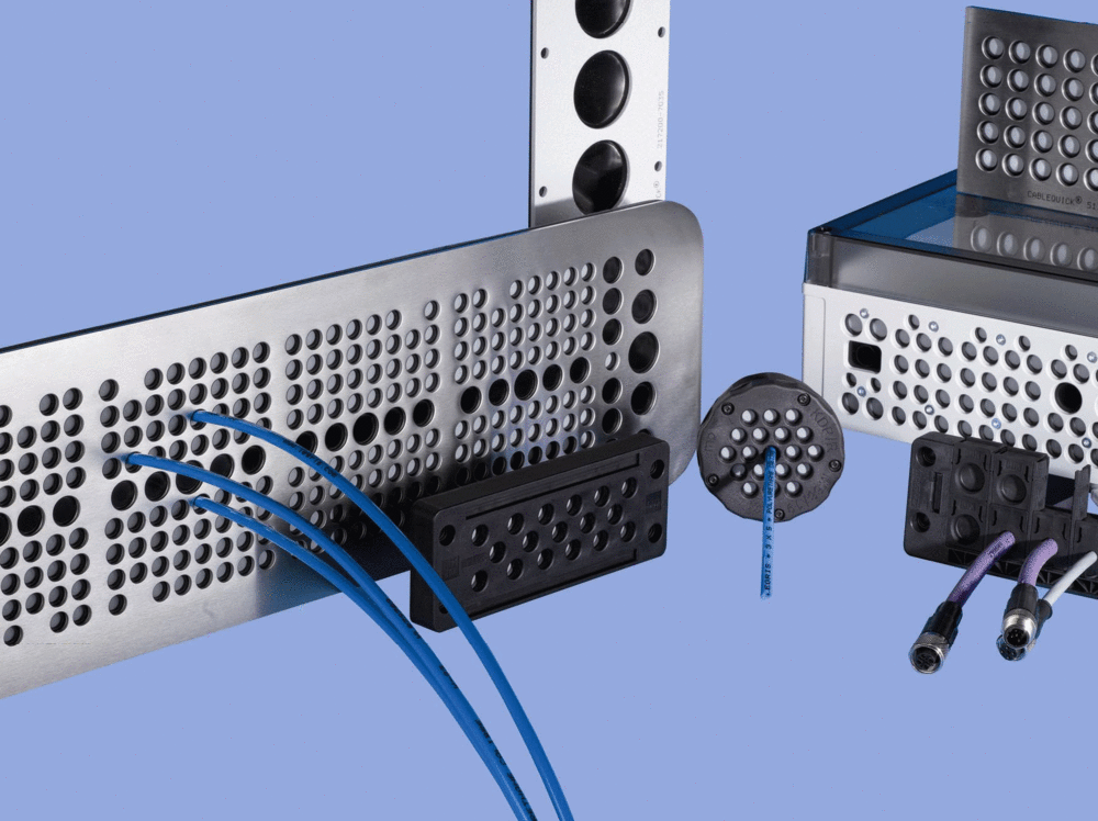 Kabel of slang doorvoerplaten