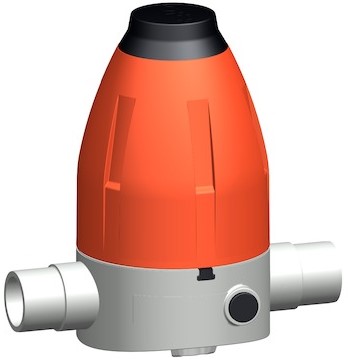 Georg Fischer Drukhoudventiel 586 CPVC/FKM 11/4DN32, 163586215