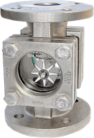 550-R inline Sightglass flanged and indicator rotor PN16 PN25 en PN40